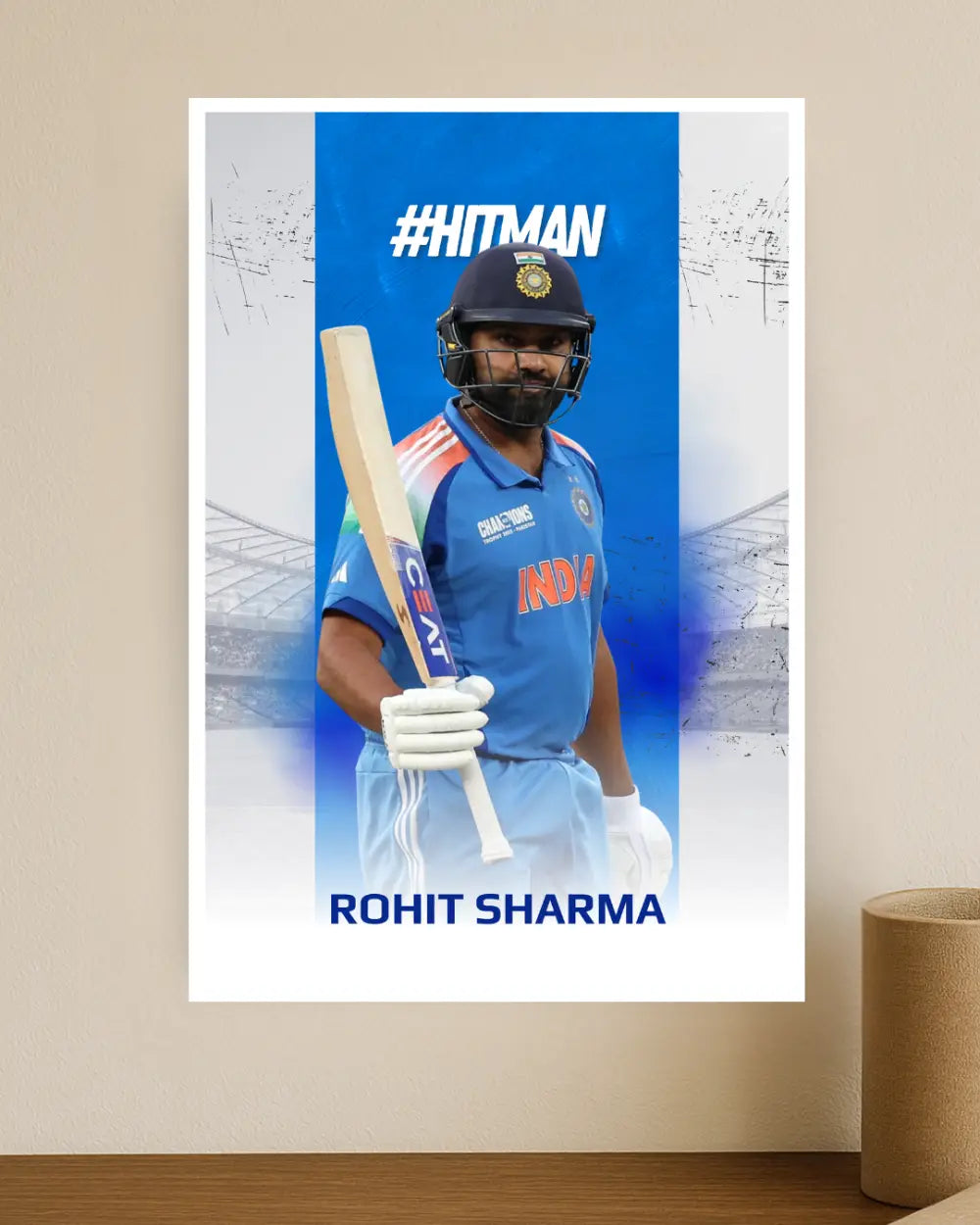 Hitman Rohit Sharma Premium Poster #01 | Cricket Posters